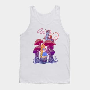 Alice and The Hookah Smoking Caterpillar Tank Top